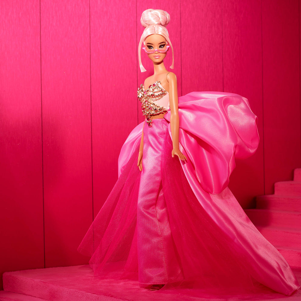 barbie pink dress
